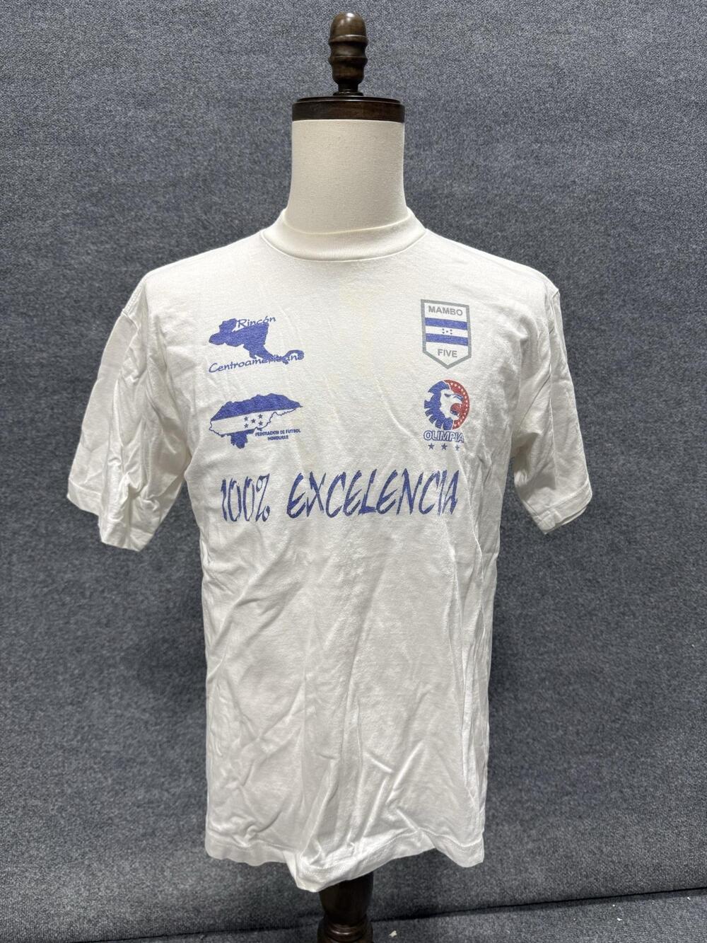 Sportek Shirt Mens Large Mambo Five Central American Soccer Graphic T-Shirt Tee